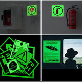 Low location light systems photoluminescent signs