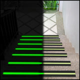 Premium quality glow in the dark anti slip tape with grit surface